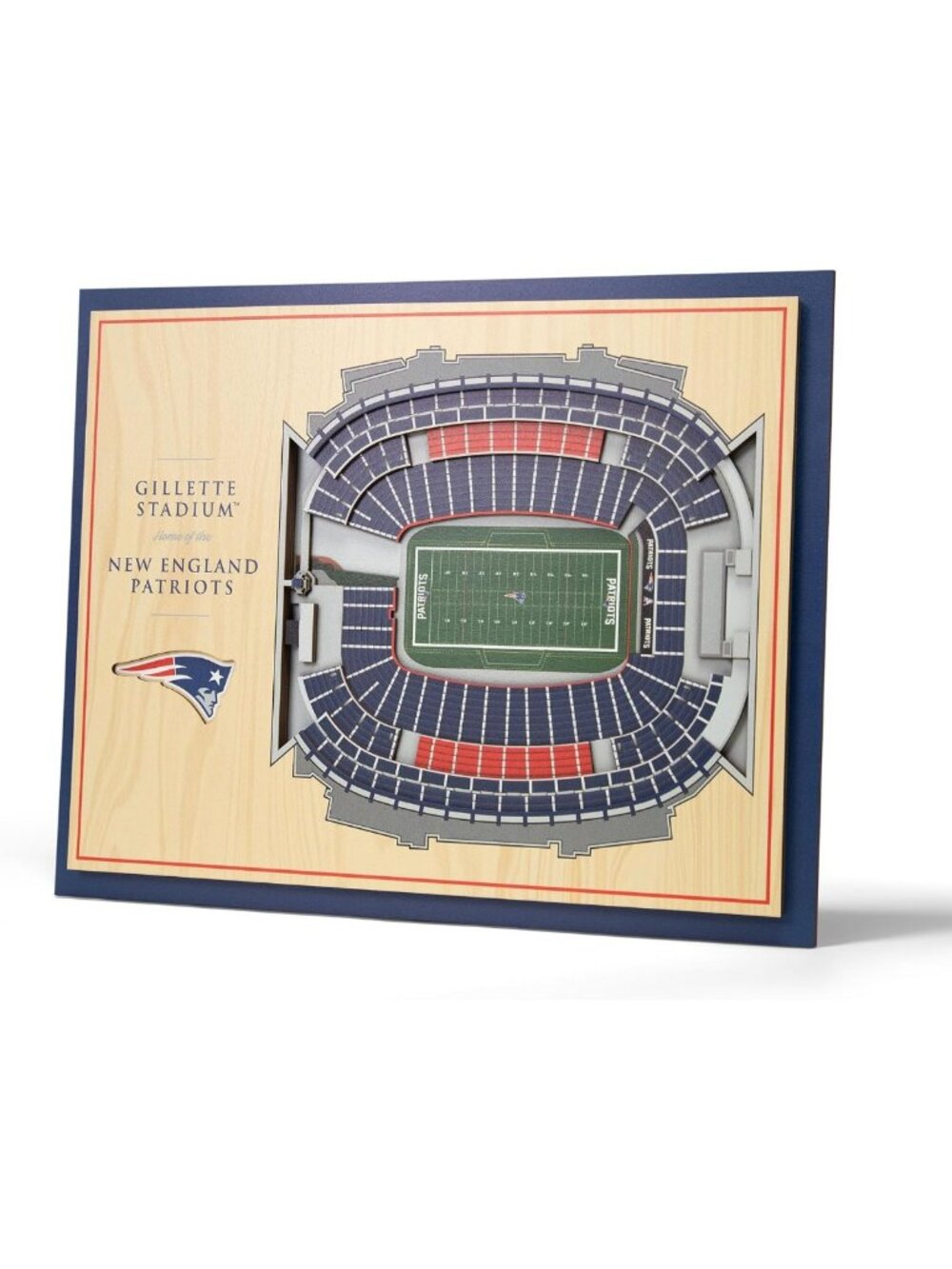 5-Layer NFL StadiumView Wall Art - Unique Sports Decor for Game Day Enthusiasts